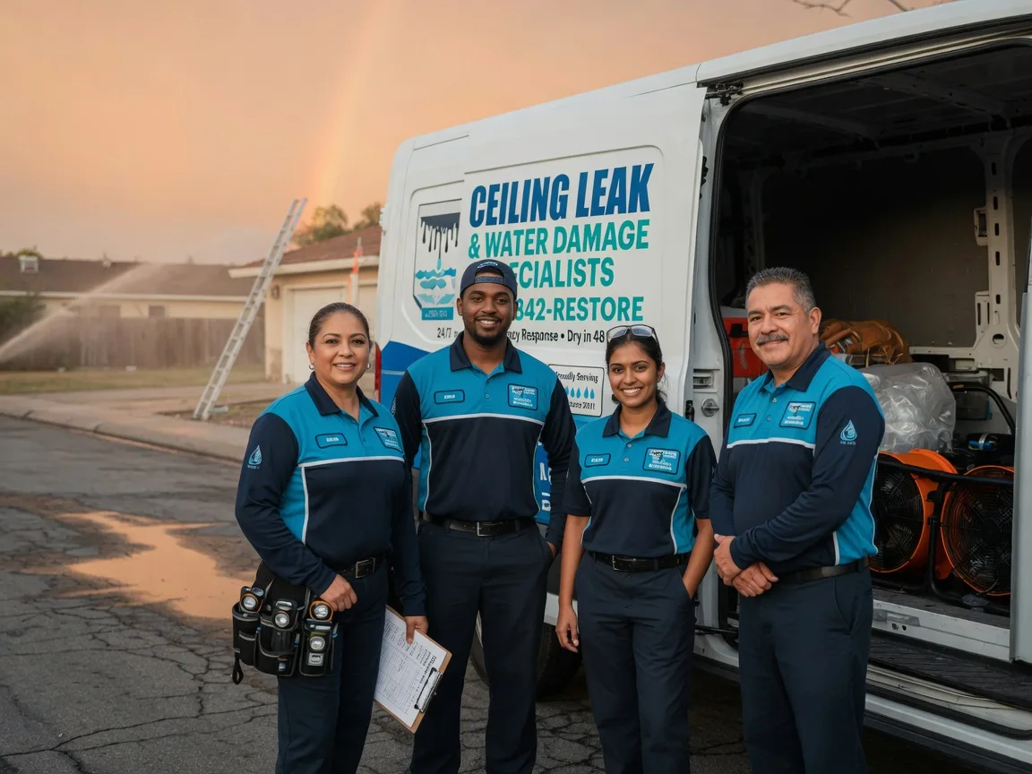Ceiling Leak Cleanup company in Krum, TX